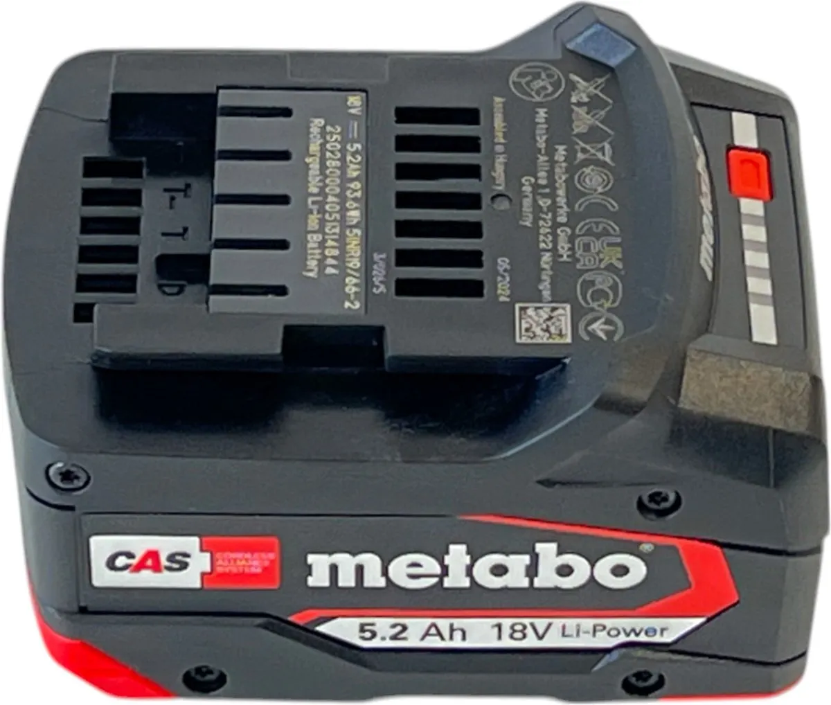 Metabo 18V Li-Power Accu 5,2Ah 625028000