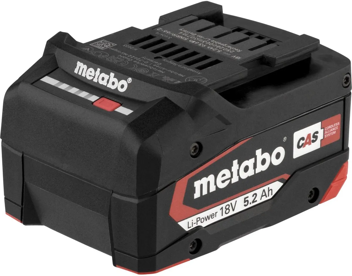 Metabo 18V Li-Power Accu 5,2Ah 625028000