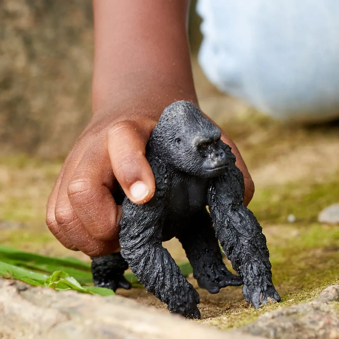 Schleich WILD LIFE Gorillamannetje 14770 - Zwart