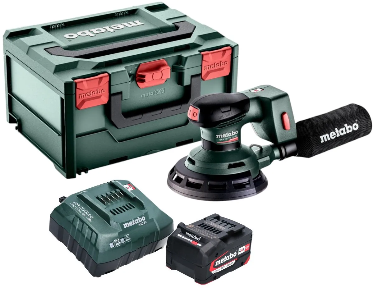 Metabo SXA 18 LTX 150 BL Accuschuurmachine