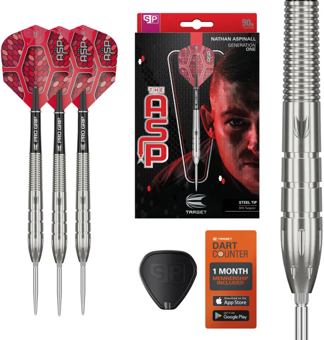 Target Nathan Aspinall G1 Swiss Point Dartpijlen 3 Stuks