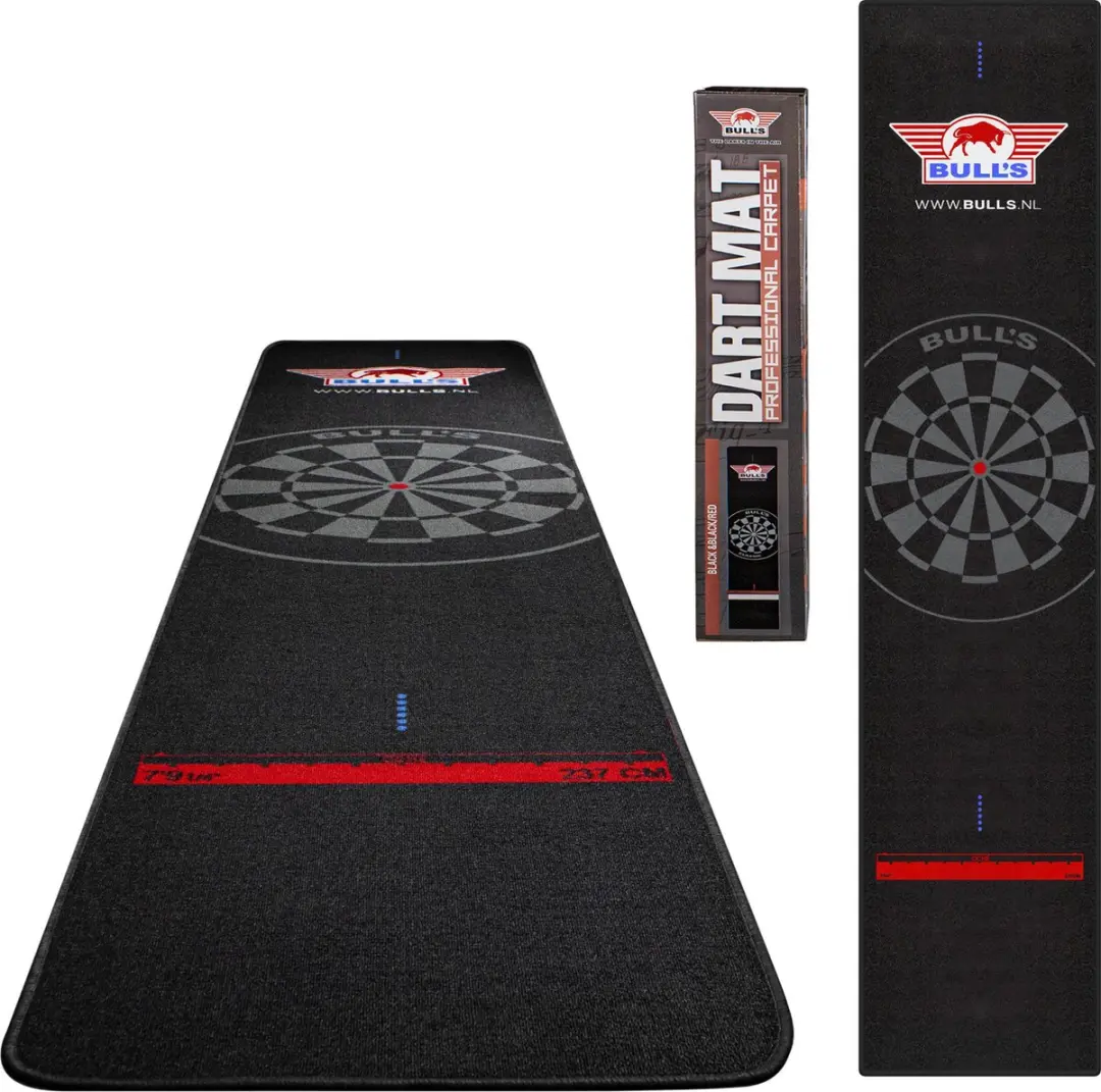 Bull's Carpet Dartmat BU67833 - 300x65cm Zwart