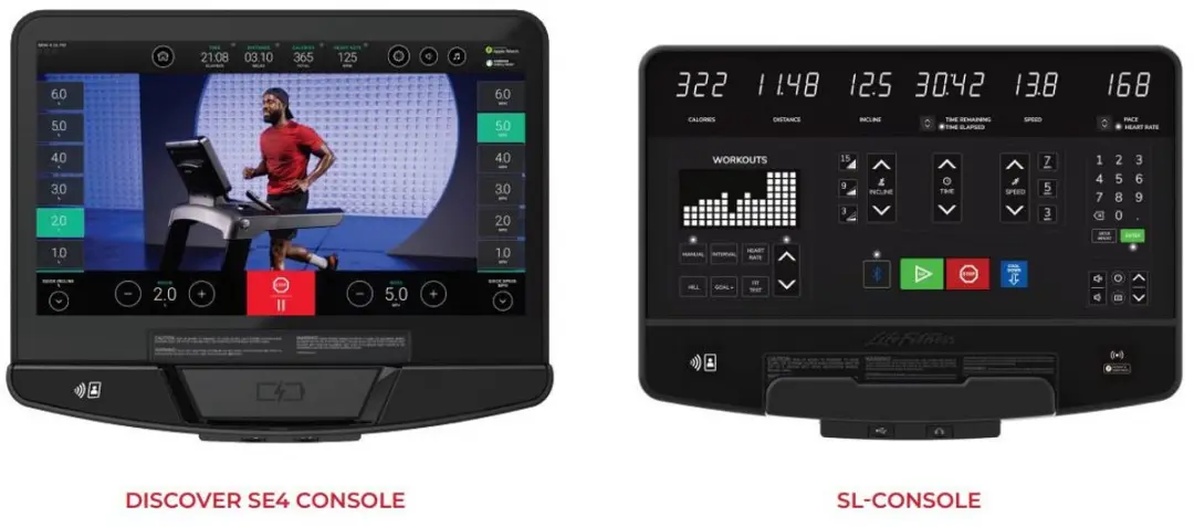 Life Fitness Recumbent Lifecycle Club Series+ SE4 - 25 Programma's