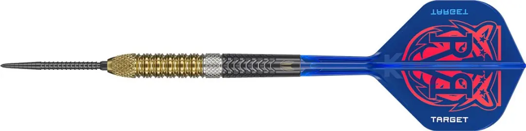 Target Raymond van Barneveld G6 Swiss Point 95% Dartpijlen - 3 Stuks - Blauw - afbeelding 6 van 6