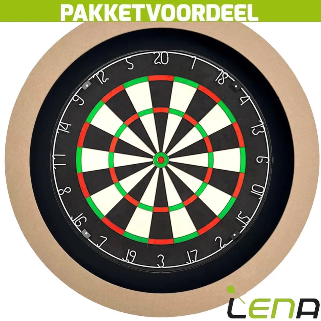 Lena Professional Dartbord 45cm met Basic Verlichting