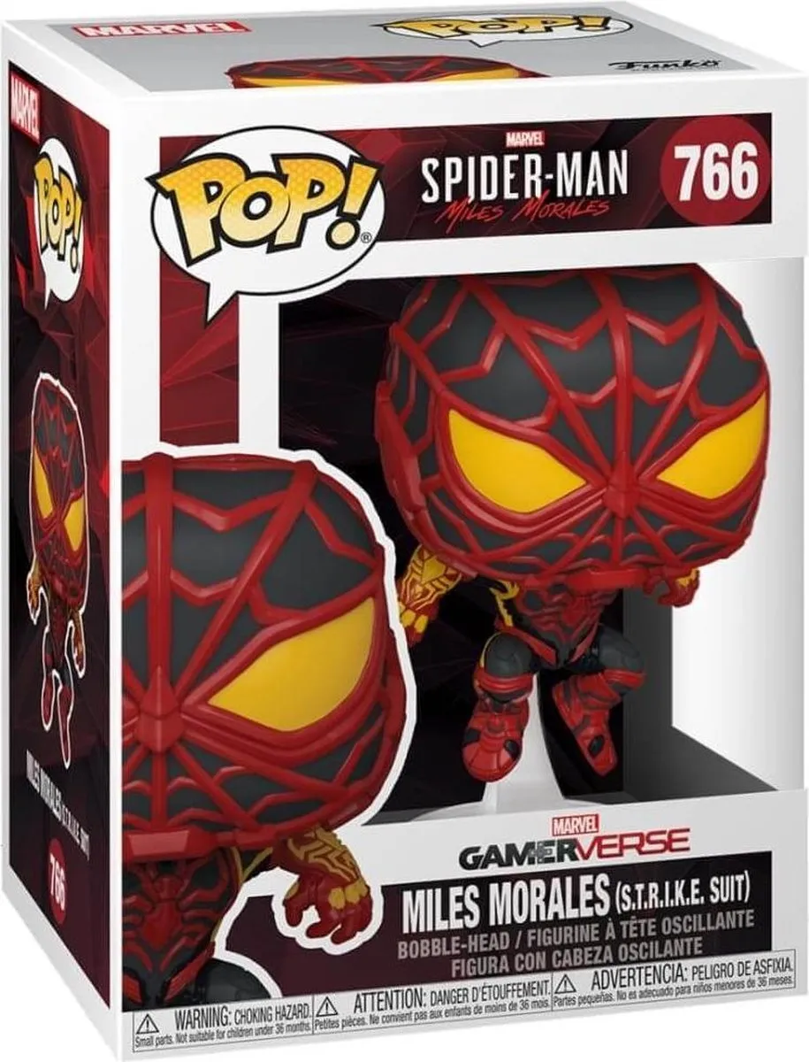 Funko Pop! Marvel Spider-Man Miles Morales S.T.R.I.K.E. Suit - 0889698501514