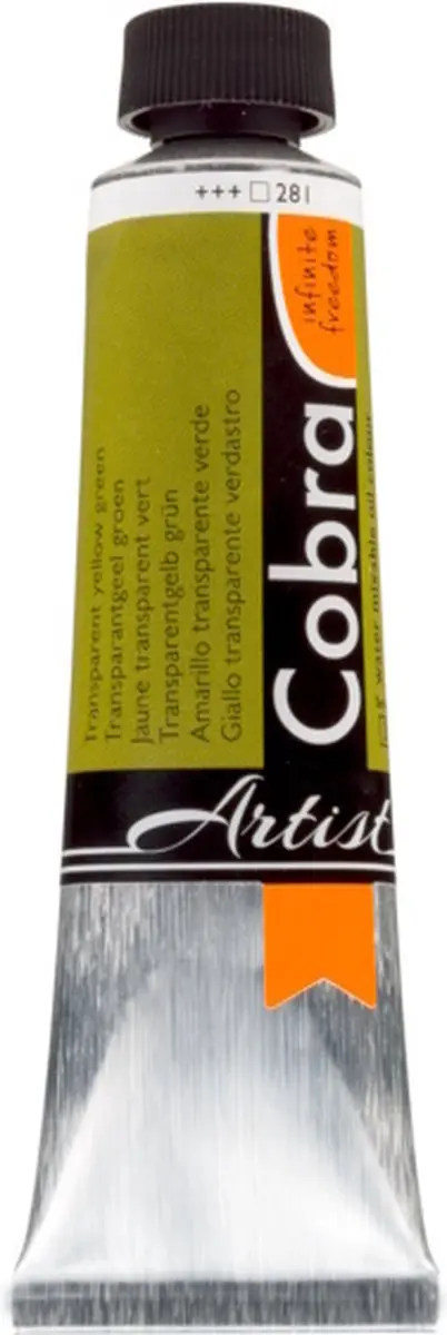 Cobra Artist Olieverf 40ml Transparent Yellow Green