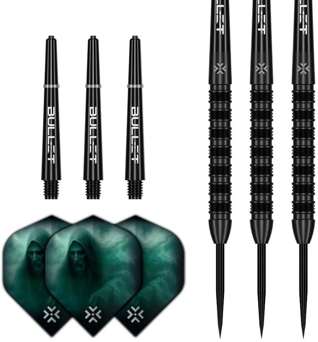 Bullet Shadow 90% Dartpijlen - 3 Stuks - Zwart