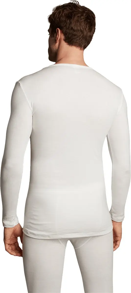 Ten Cate Thermo T-shirt Lange Mouwen V-hals - Maat L - Snow White - afbeelding 6 van 6