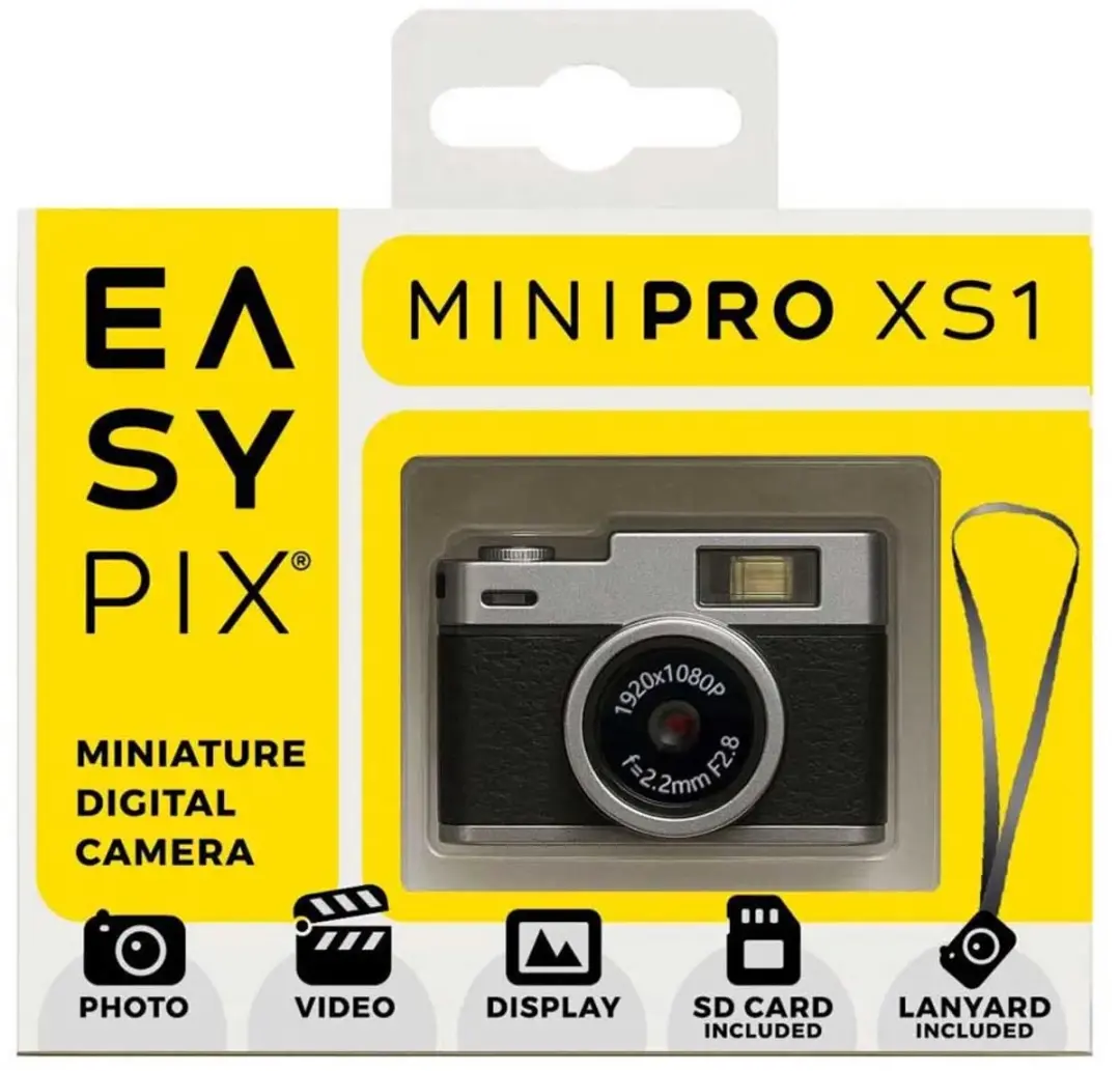 Easypix MiniPro XS1 Digitale Camera 2MP - Zwart/Zilver
