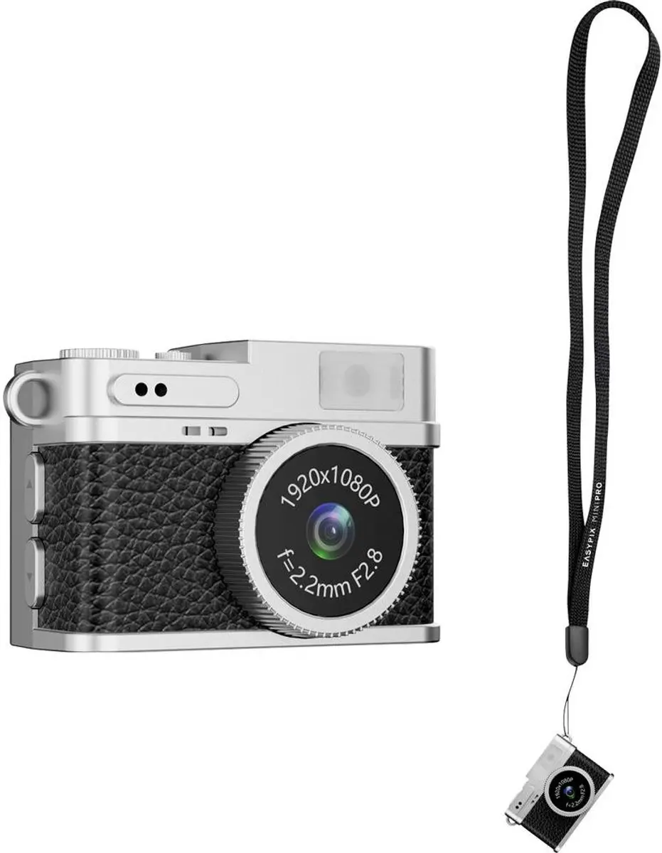 Easypix MiniPro XS1 Digitale Camera 2MP - Zwart/Zilver