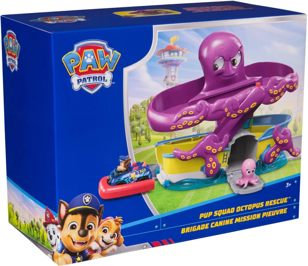 PAW Patrol Pup Squad Octopus Rescue Speelset - Meerkleurig - afbeelding 6 van 6