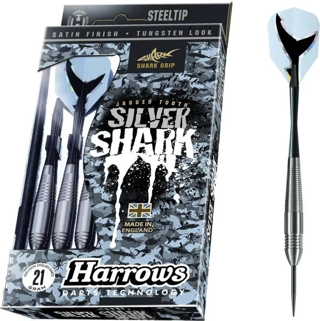 Harrows Silver Shark 21Gr - 3 Stuks