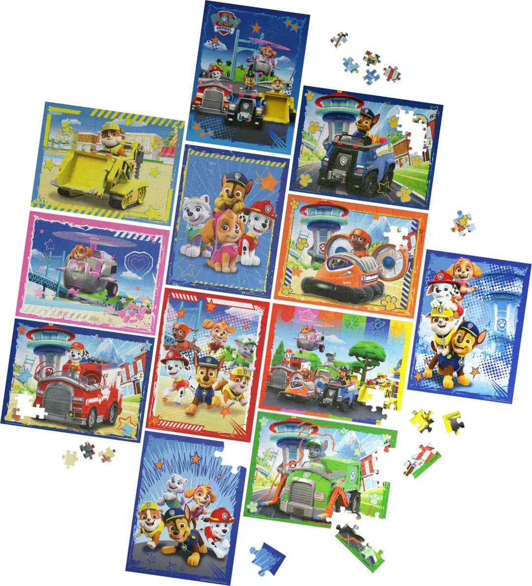 PAW Patrol Puzzelset - 172 Stuks (5x24/5x48/2x100) - Multicolor