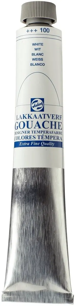 Talens Gouache Extra Fine Plakkaatverf Wit 60ml