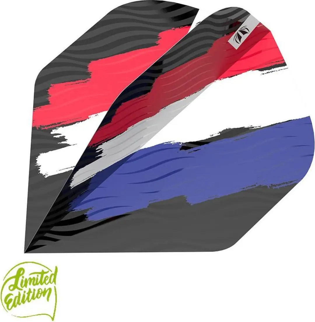 Target Holland Dartflight 335770 - 3 Stuks - Rood/Blauw/Wit
