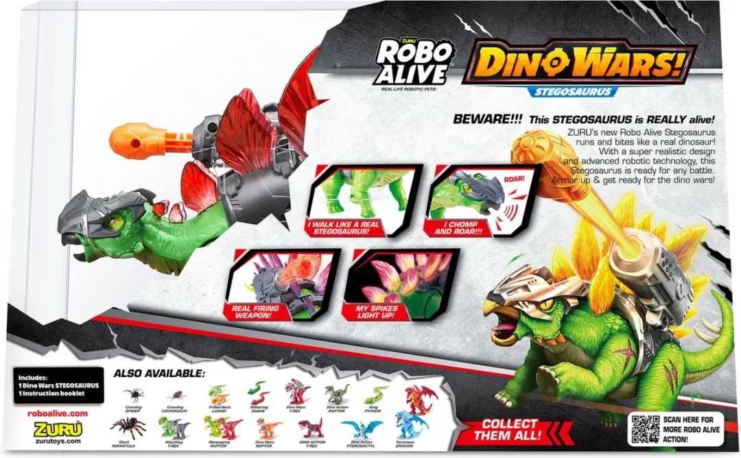 Zuru Robo Alive Dino Wars Dinosaurus - 2x AA - afbeelding 6 van 6