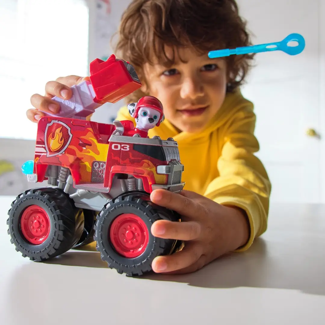 PAW Patrol Reddingswagen Transformerende Bulldozer - Rubble Speelfiguur - Meerkleurig - afbeelding 6 van 6