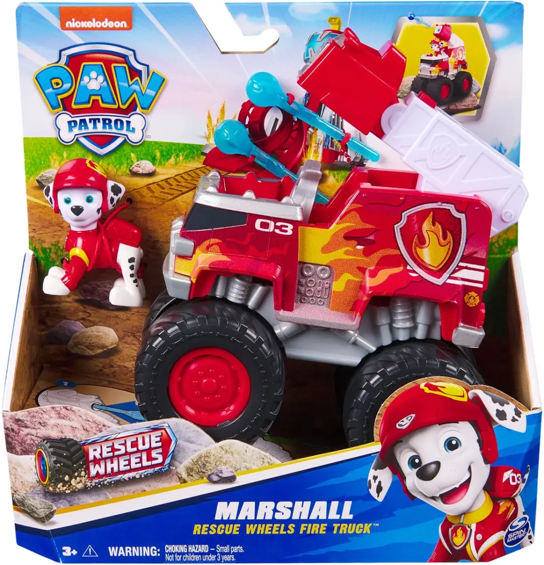 PAW Patrol Reddingswagen Transformerende Bulldozer - Rubble Speelfiguur - Meerkleurig