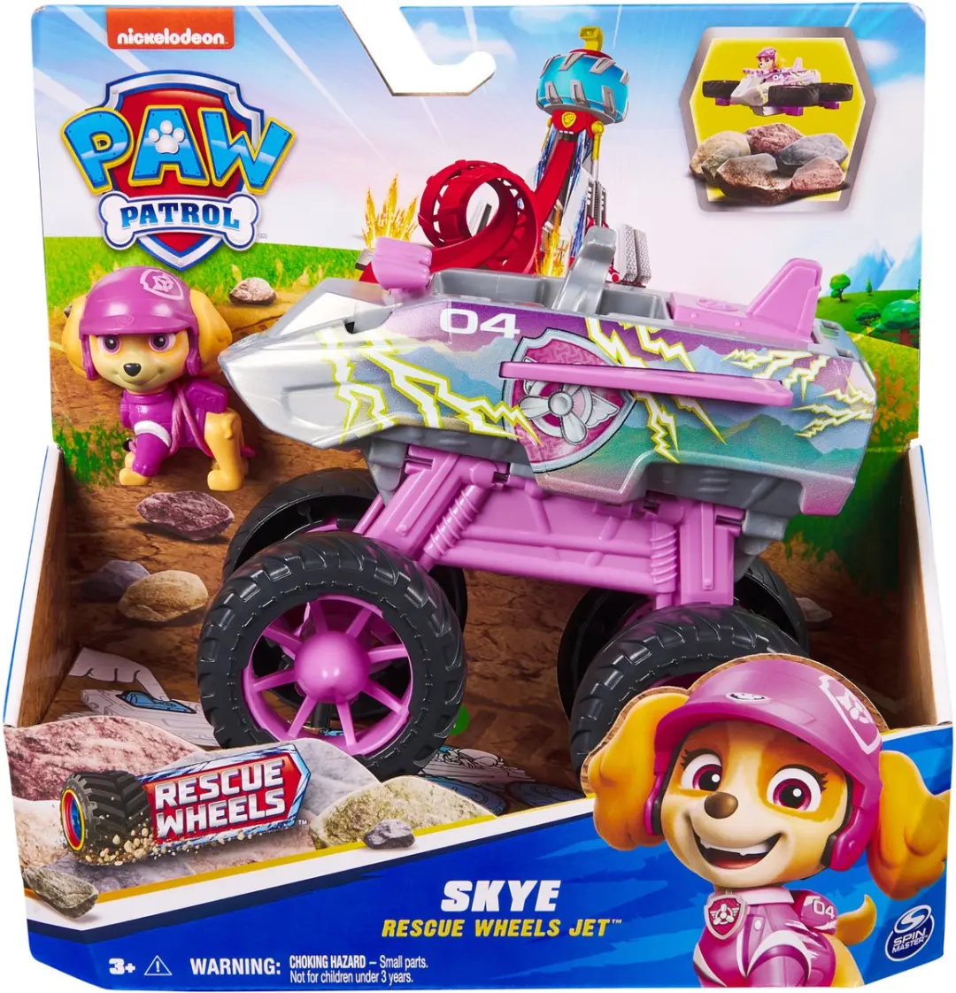 PAW Patrol Reddingswagen Transformerende Bulldozer - Rubble Speelfiguur - Meerkleurig