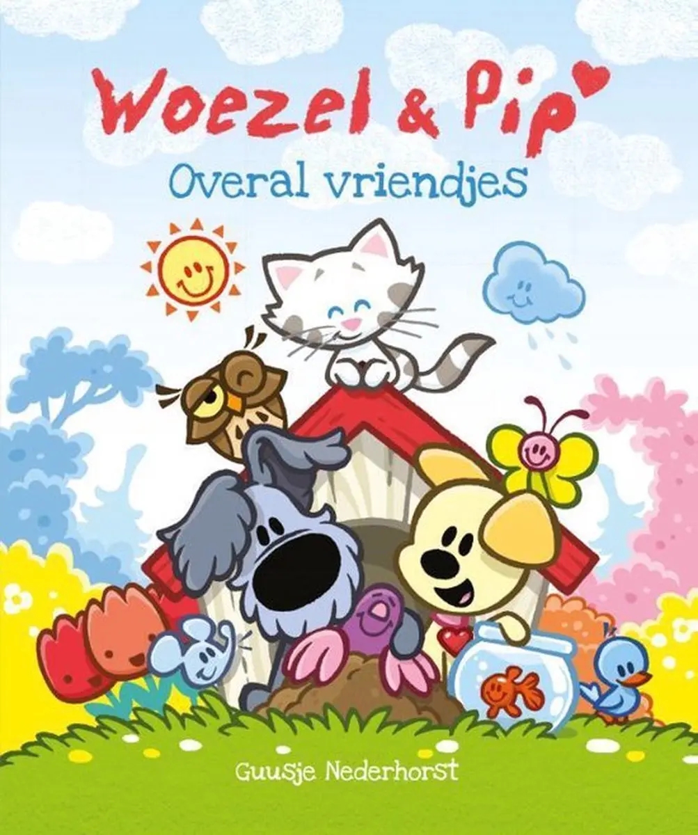 Woezel & Pip Pip Onesie - Kinderpyjama 116/122 - Geel