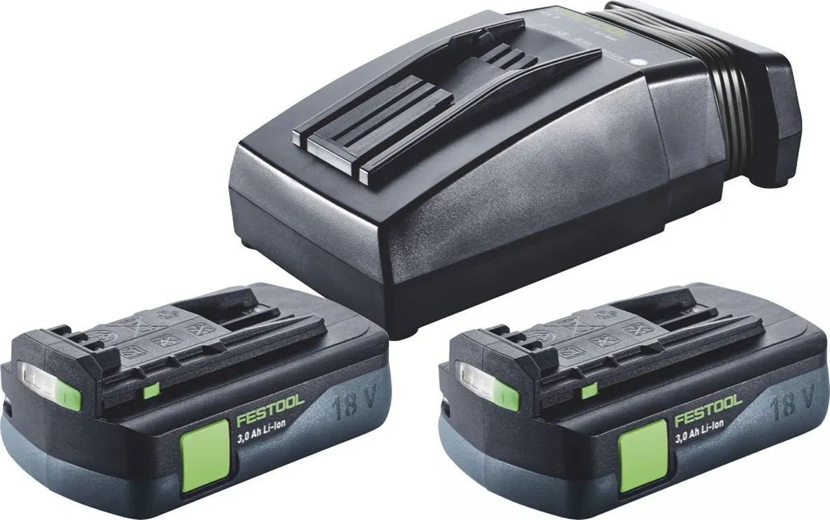Festool TPC 18/4 I-Basic-Set Accu-Slagboormachine 18V 75Nm - 2x 3.0Ah Accu