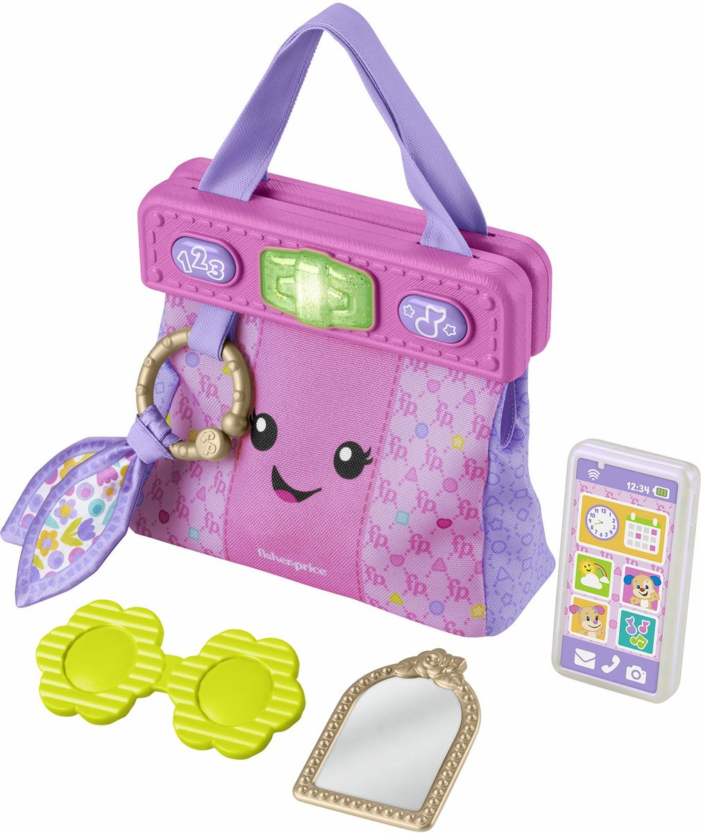 Mattel speelgoed Fisher-Price leerplezier tas educatief multicolor.