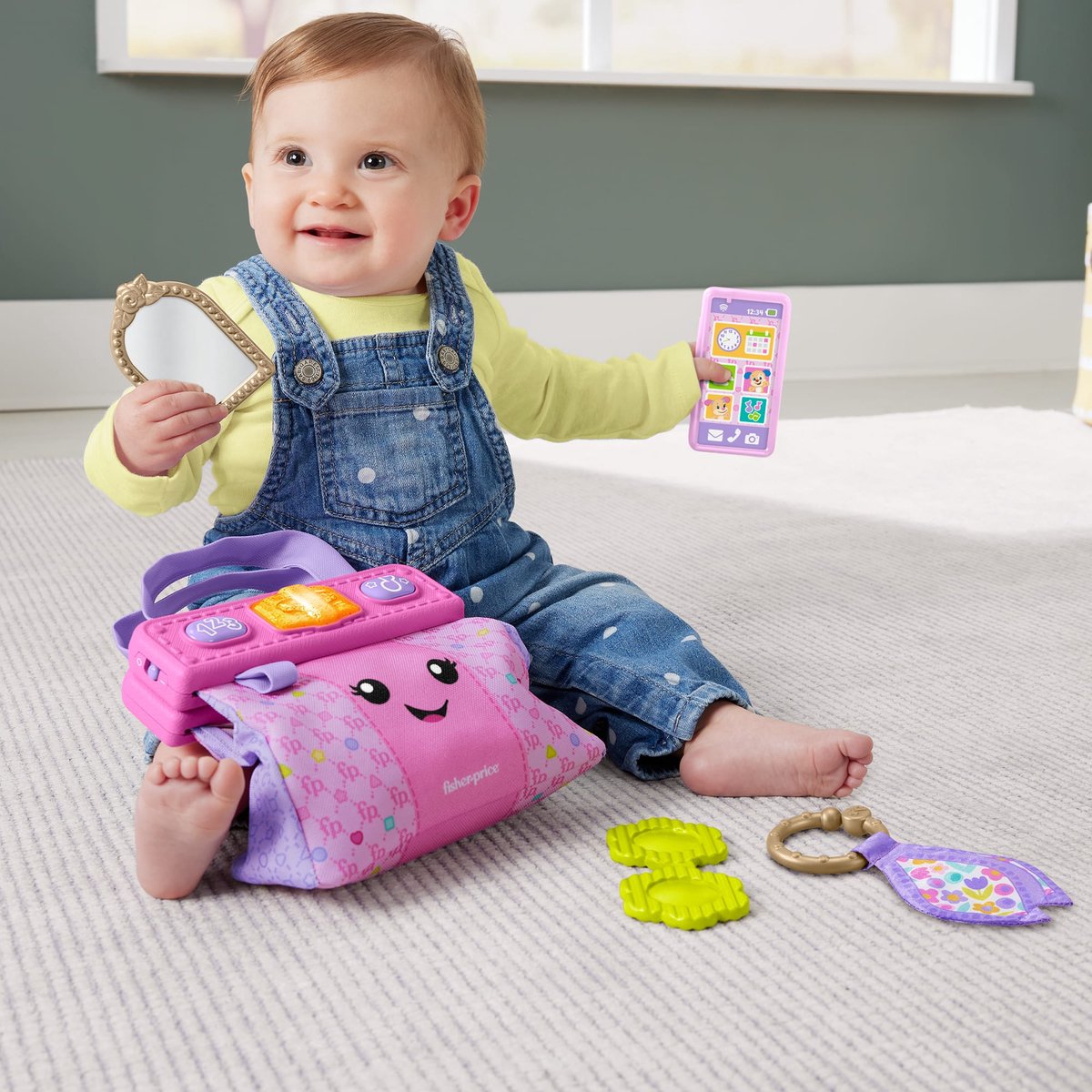 Mattel speelgoed Fisher-Price leerplezier tas educatief multicolor.