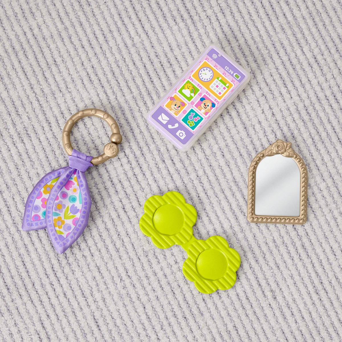 Mattel speelgoed Fisher-Price leerplezier tas educatief multicolor.