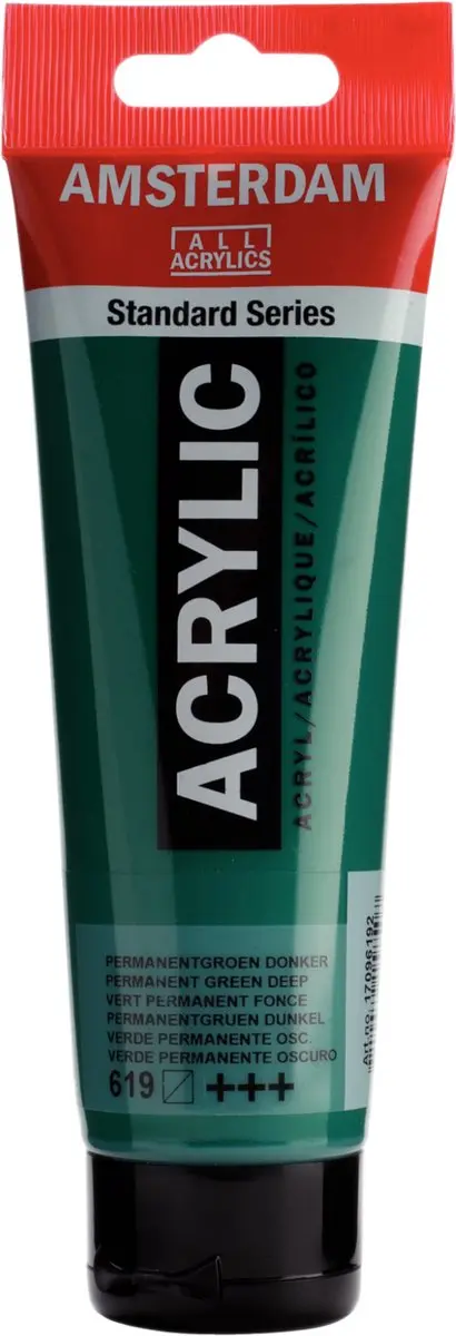 Amsterdam Standard Acrylverf 120ml - Permanentgroen Donker 619