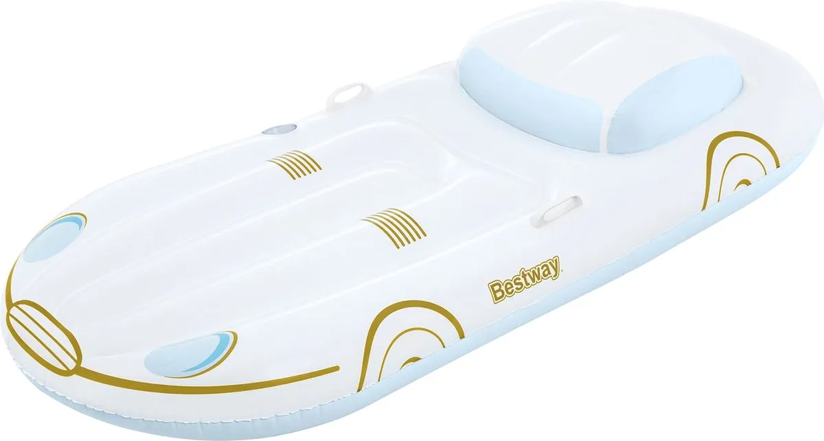 Bestway Opblaasbaar Matras 228x108cm - Wit