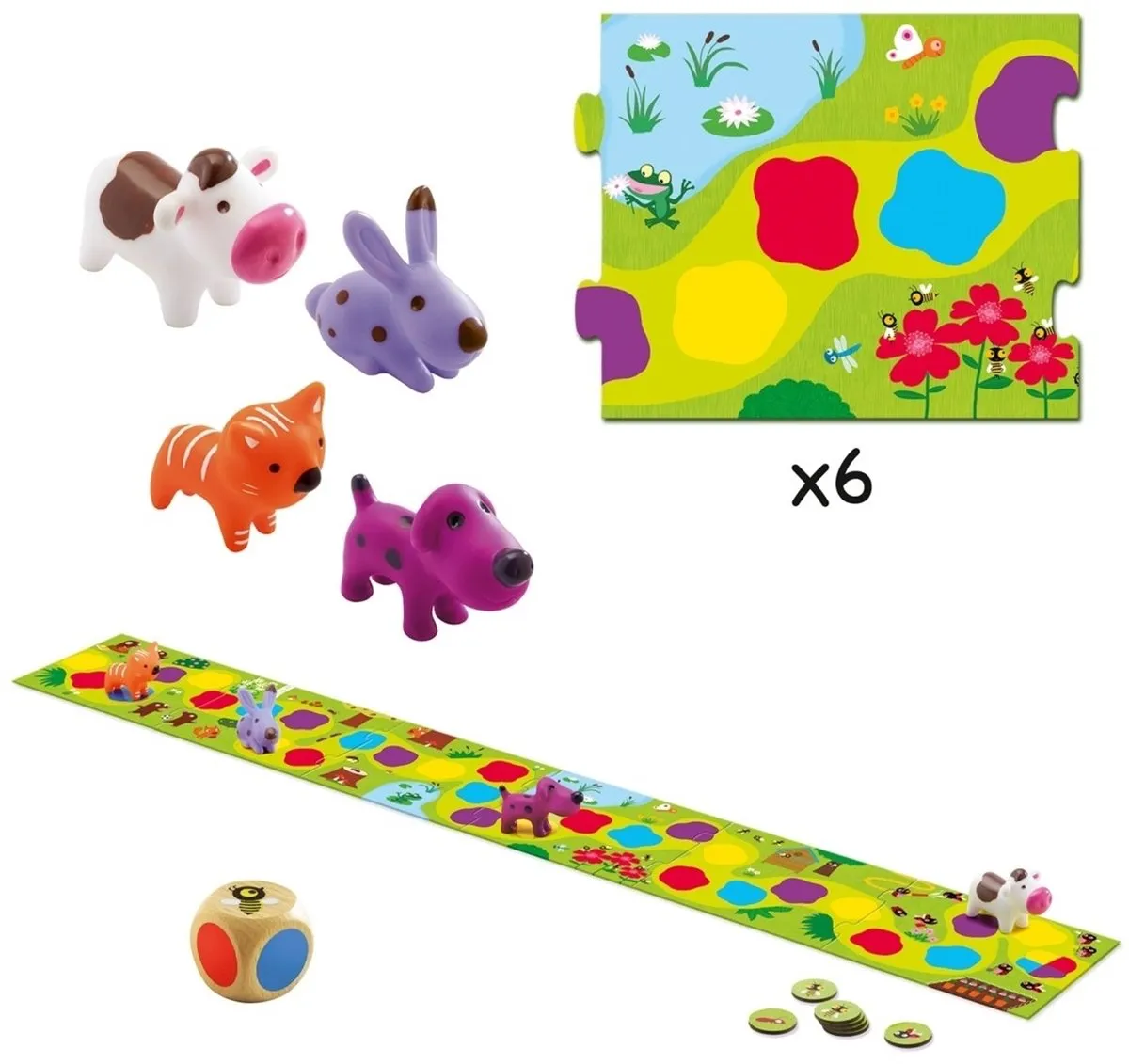 Djeco Little Circuit Ganzenbord - 1 Stuks - Multicolor
