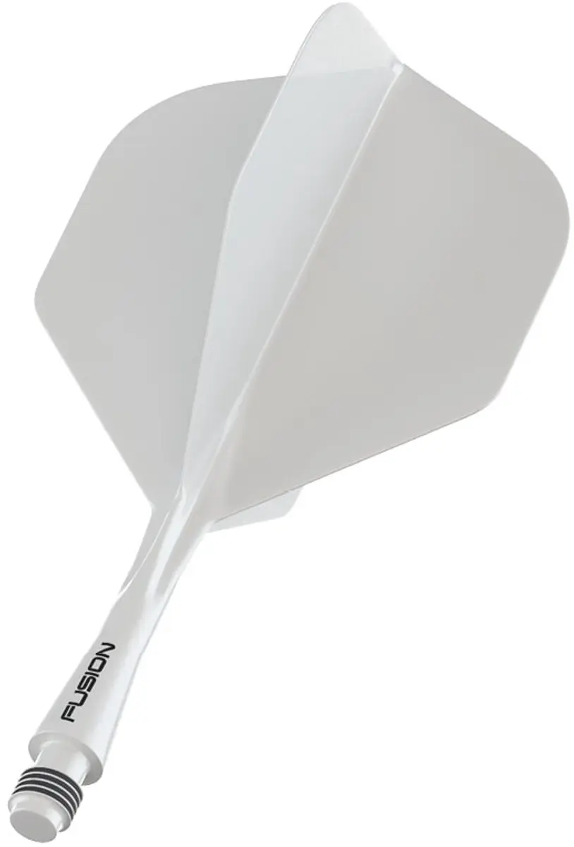 Winmau Fusion Solid White Dart Flights - 3 Stuks