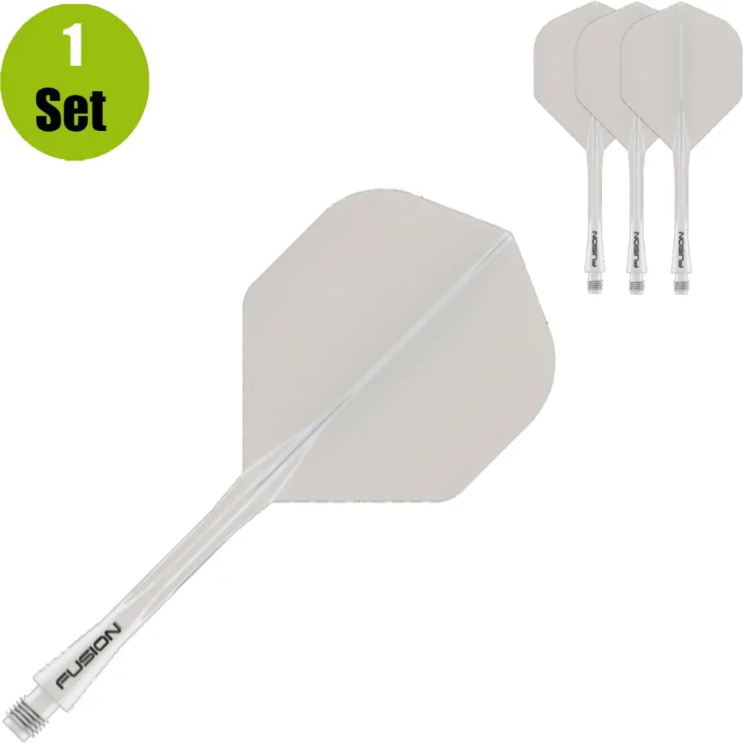 Winmau Fusion Solid White Dart Flights