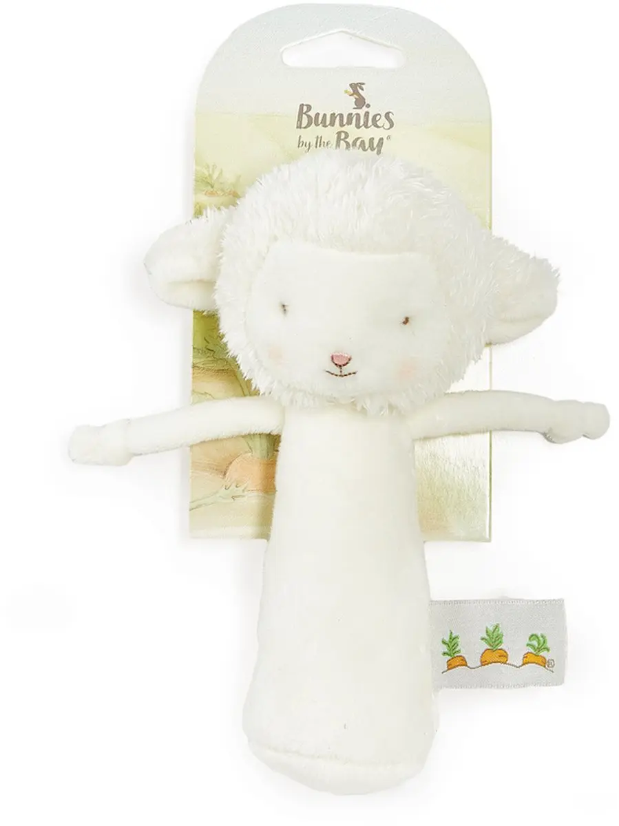 Bunnies By The Bay Rammelaar Lammetje - 16cm - Wit