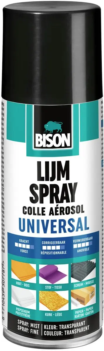 Bison Lijmspray Universal 200ml