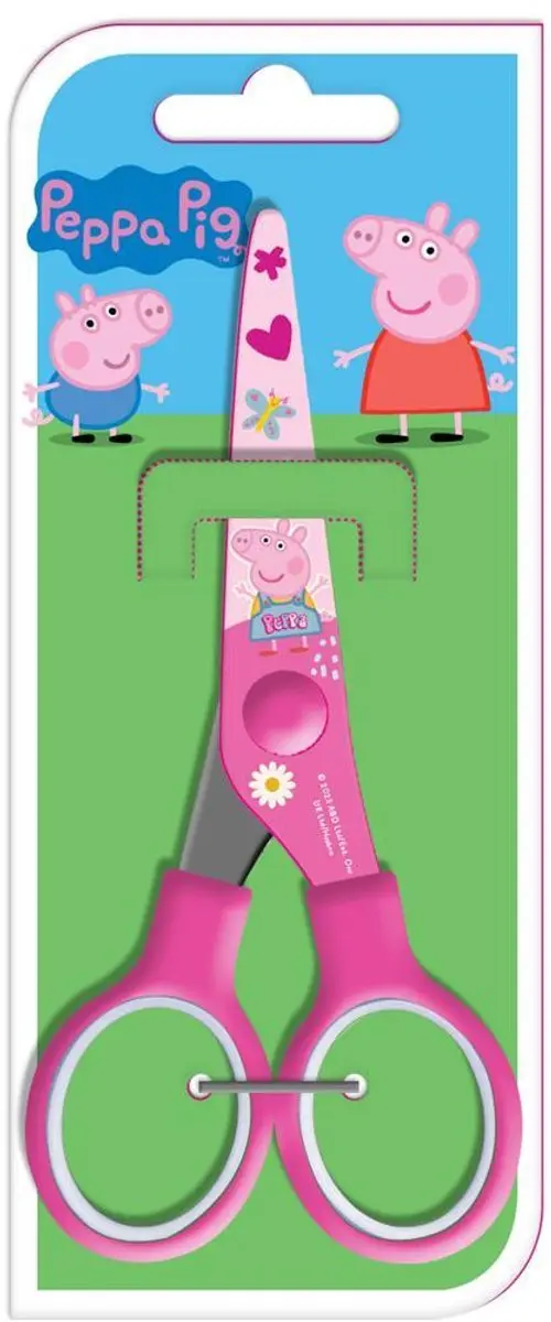 Peppa Pig Metaalschaar 13,5cm - Roze