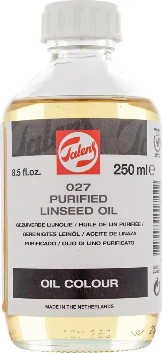 Talens Gezuiverde Lijnolie 250ml