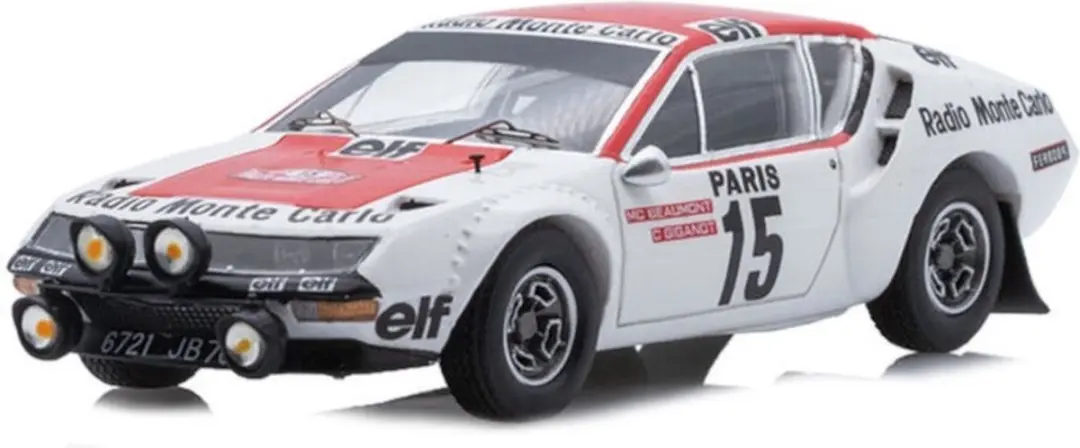Alpine A310 #15 Rally Monte Carlo 1976 - 1:43 - Spark - Rood/Wit/Zwart