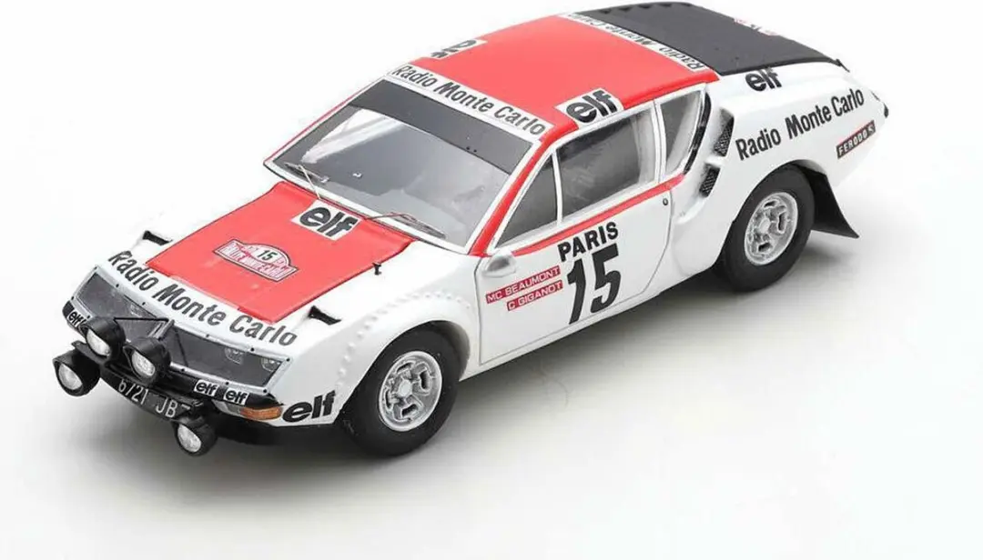 Alpine A310 #15 Rally Monte Carlo 1976 - 1:43 - Spark - Rood/Wit/Zwart
