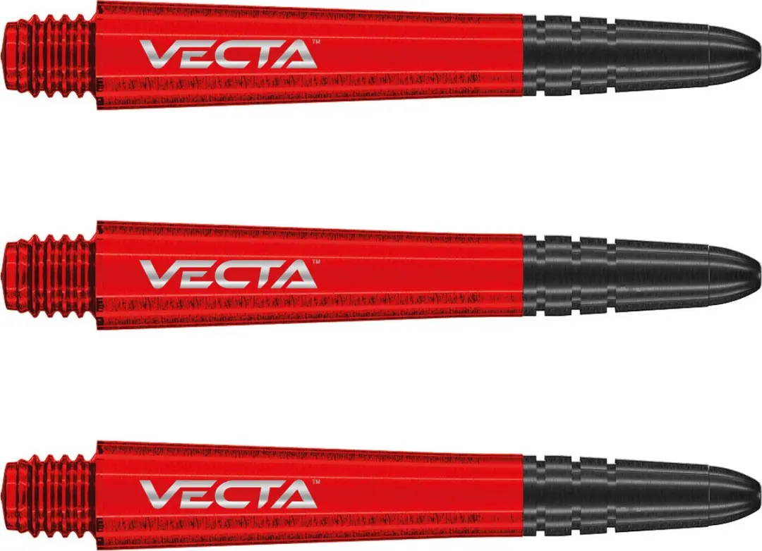 Winmau Vecta Red Dart Shafts 3 Stuks