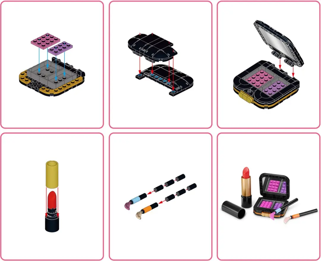 ZURU MAX Build More Premium Beauty Building Bricks - 83231 Multicolor - afbeelding 6 van 6