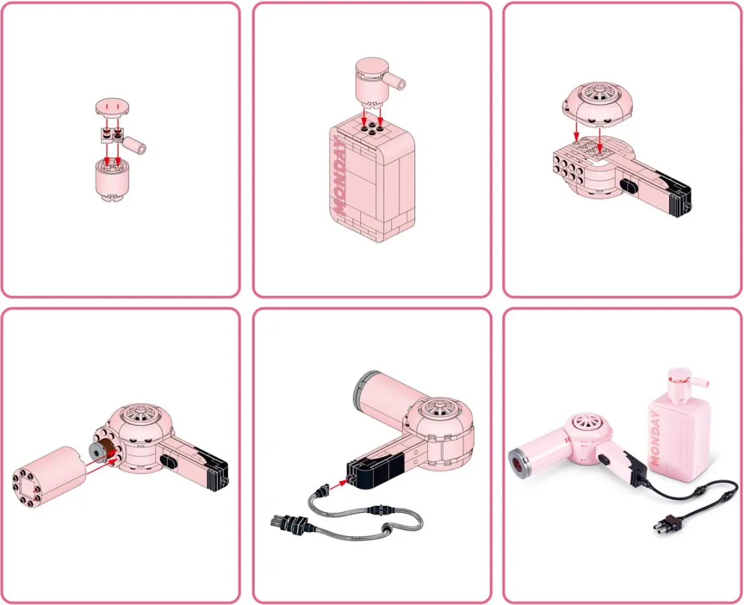 ZURU MAX Build More Premium Beauty Building Bricks - 83231 Multicolor
