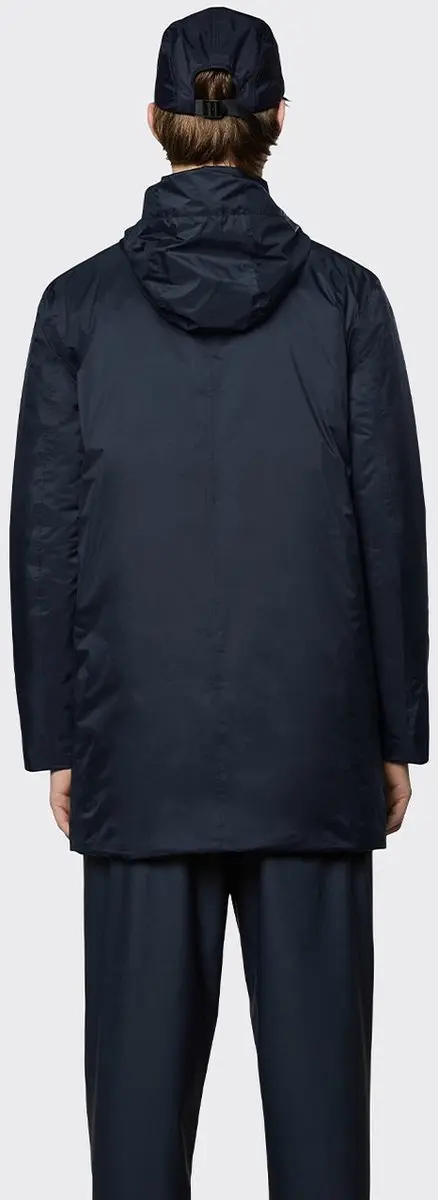 Rains Gevoerde Regenjas Padded Navy - XS
