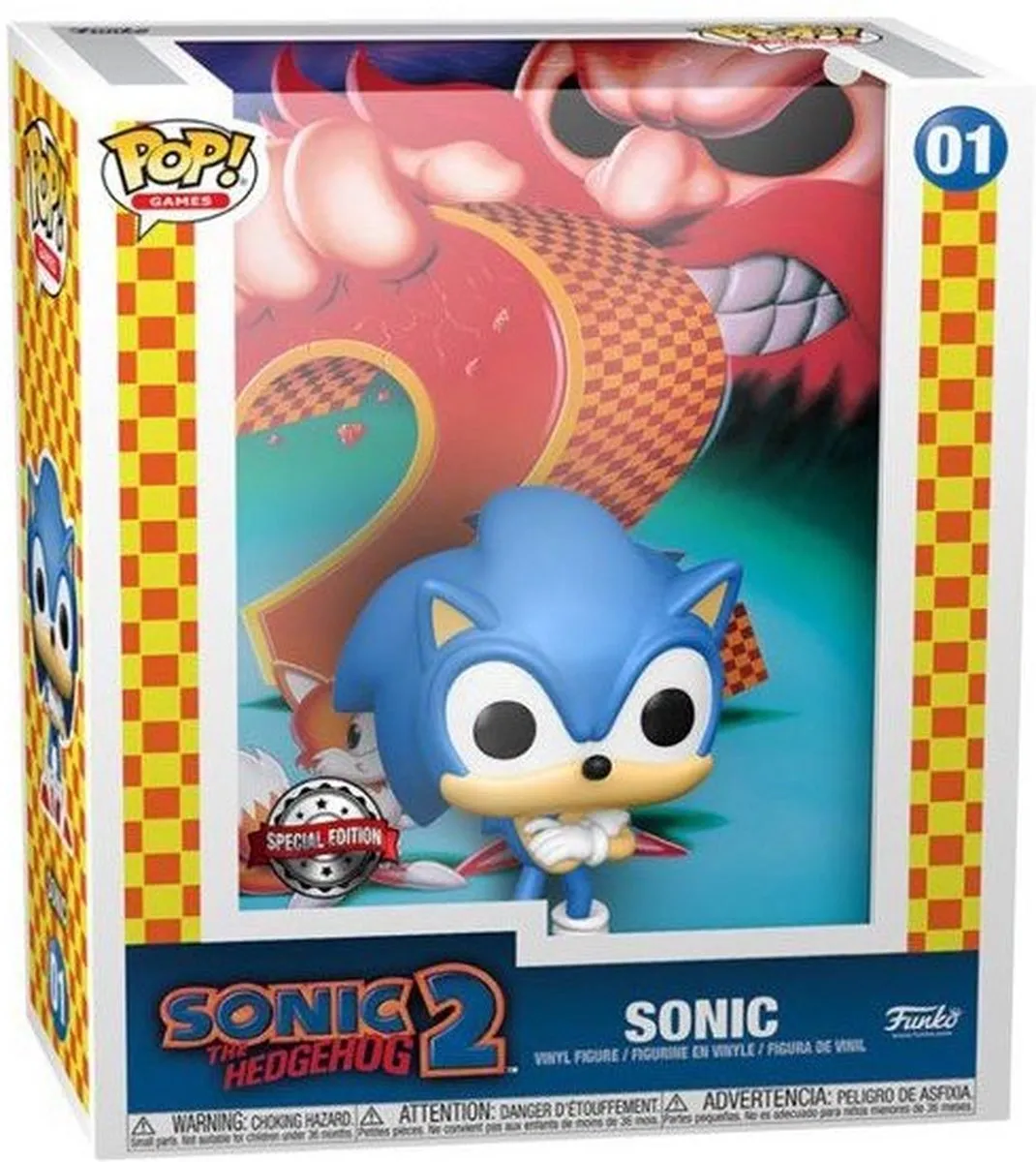 Funko Pop Game Cover Sonic the Hedgehog 2