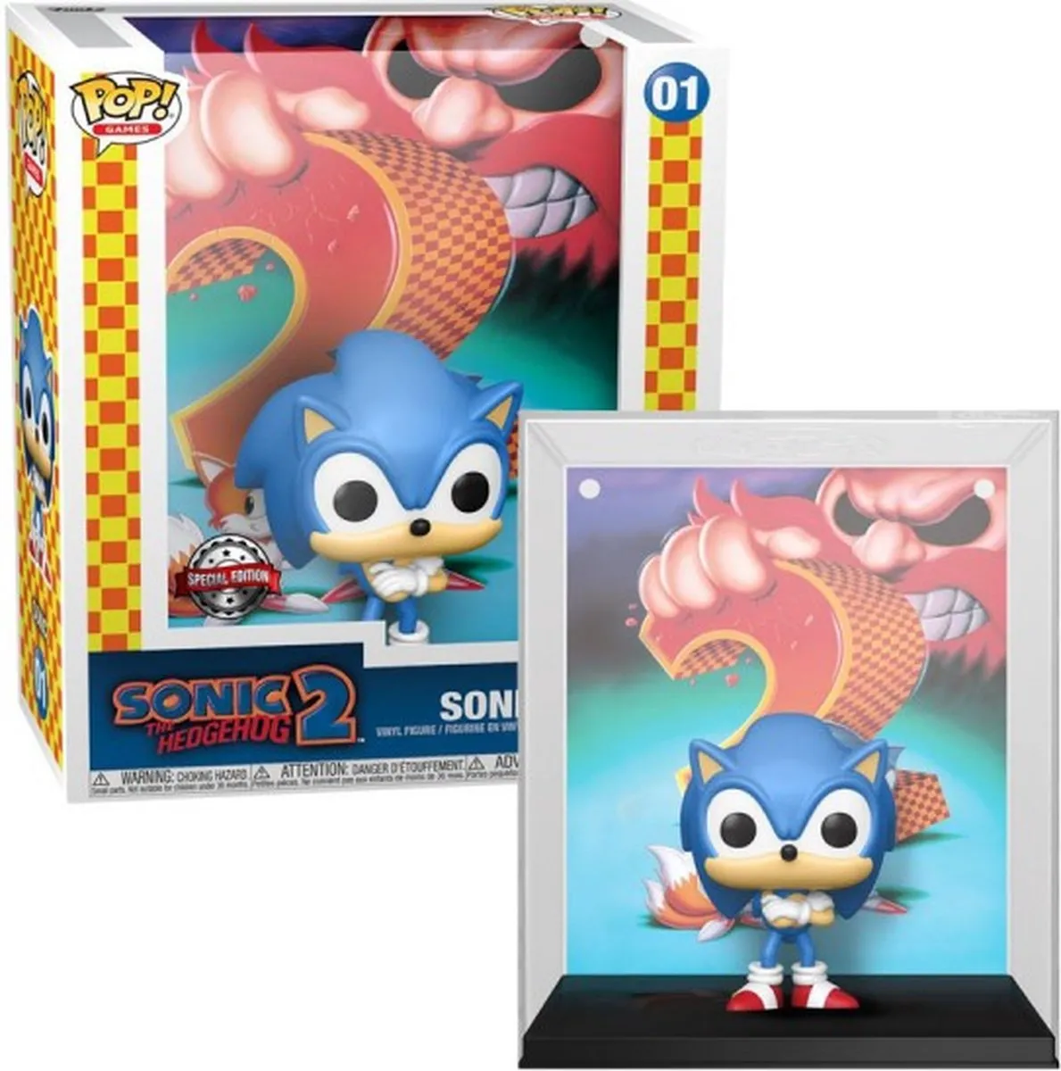 Funko Pop Game Cover Sonic the Hedgehog 2 - Multi