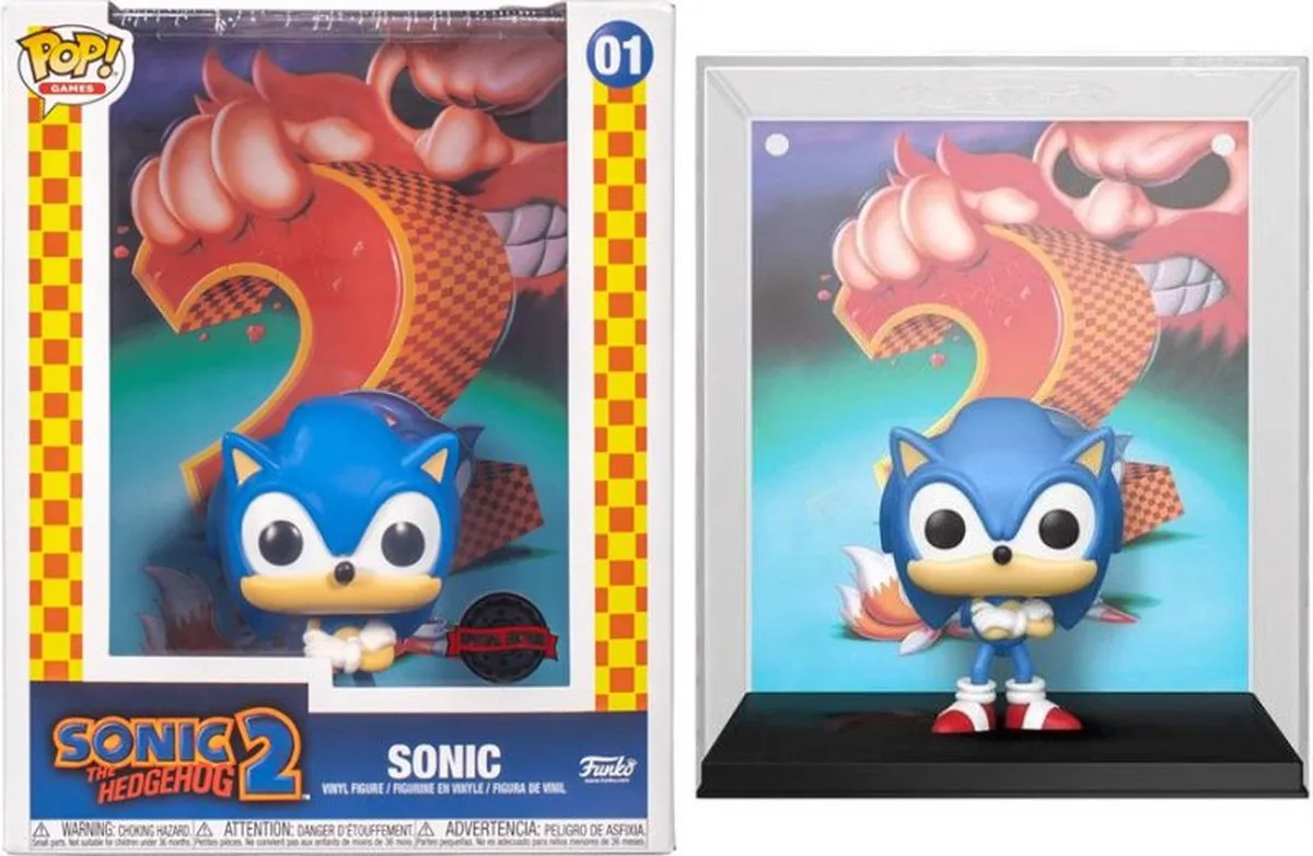 Funko Pop Game Cover Sonic the Hedgehog 2 - Multi