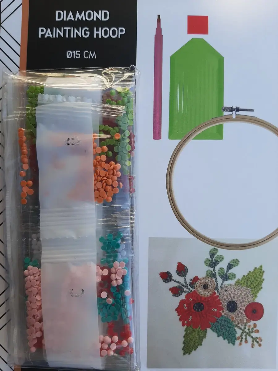 Villa Volance Diamond Painting Set - 15 Stuks Bloemen