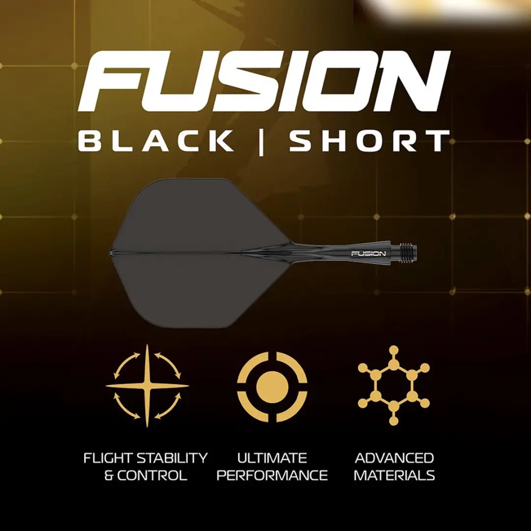 Winmau Exion Parallel Switch Point Dartpijlen - 3 Stuks - Goud/Zwart/Zilver