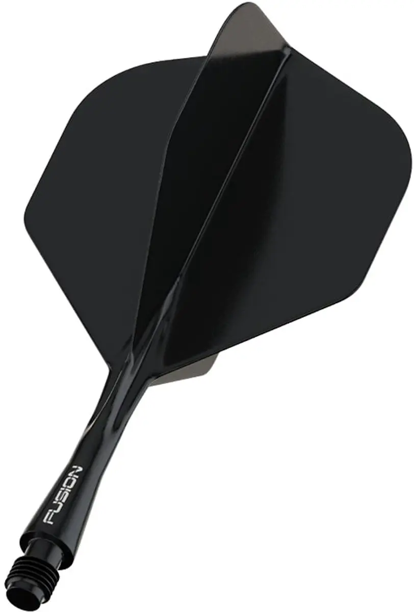 Winmau Fusion Solid Black Dart Flights - 3 Stuks